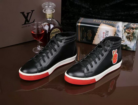 LV High-Top Fashion Men Shoes--070